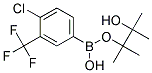 4-Chloro-3-(trifluoromethyl)benzeneboronic acid, pinacol ester Struktur