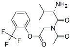 ACETYL TRIFLUOROMETHYLPHENYL VALYLGLYCINE Struktur