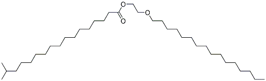 CETYL GLYCOL ISOSTEARATE Struktur