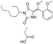 ETHYLHEXYL DIMETHOXYBENZYLIDENE DIOXOIMIDAZOLIDINE PROPIONATE  Struktur