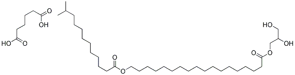 GLYCERYL ISOTRIDECANOATE/STEARATE/ADIPATE Struktur