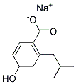 SODIUM ISOBUTYLPARABEN Struktur