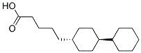 Trans-4-n-butyl cyclohexyl-cyclohexane-4'-carboxylic acid Struktur