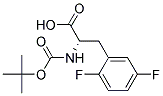 Boc-2,5-Difluoro-L-Phenylalanine Struktur