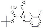 Boc-2,6-Difluoro-D-Phenylalanine Struktur