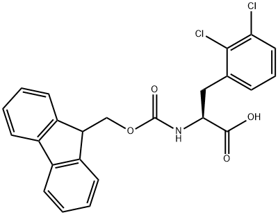 Fmoc-2,3-Dichloro-L-Phenylalanine Struktur