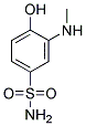 4-hydroxy-3-(methylamino)benzenesulfonamide Struktur