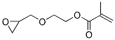 2-(oxiran-2-ylmethoxy)ethyl 2-methylacrylate Struktur