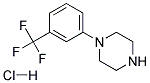 m-trifluoromethyl phenyl piperazine HCL Struktur