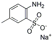 Sodium (3-methyl-6-amino)benzene sulfonate Struktur