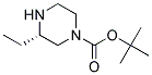 (S)-1-Boc-3-ethyl-piperazine Struktur