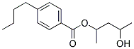 4-hydroxypentan-2-yl-4-butylbenzoate Struktur