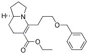 Ethyl(S)-5-(3-benzyloxypropyl)-1,2,3,7,8,8a-hexahydroindolizine-6-carboxylate Struktur