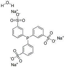 TRIS(3-SULFONATOPHENYL) PHOSPHINE HYDRATE TRISODIUM SALT 85+% Struktur