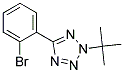 2-T-Butyl-5-(2-Bromophenyl) Tetrazole Struktur