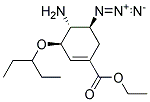 (3R,4R,5S)-4-AMINO-5-AZIDO-3-(1-ETHYL-PROPOXY)-CYCLOHEX-1-ENECARBOXYLIC ACID ETHYL ESTER Struktur