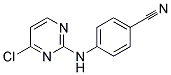 4-(4-CHLORO-PYRIMIDIN-2-YLAMINO)-BENZONITRILE Struktur