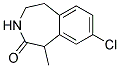 8-CHLORO-1-METHYL-1,3,4,5-TETRAHYDRO-BENZO[D]AZEPIN-2-ONE Struktur