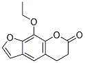 9-ETHOXY-5,6-DIHYDRO-FURO[3,2-G]CHROMEN-7-ONE Struktur