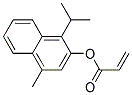 ACRYLIC ACID 1-ISOPROPYL-4-METHYL-NAPHTHALEN-2-YL ESTER Struktur