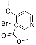 METHYL 3-BROMO-4-METHOXYNICOTINATE Struktur