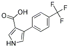 4-[4-(TRIFLUOROMETHYL)PHENYL]-1H-PYRROLE-3-CARBOXYLIC ACID Struktur