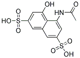 8-Acetamidonapthol-3,6-Disulfonic Acid Struktur