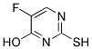 5-Fluoro-4-Hydroxy-2-Mercaptopyrimidine Struktur