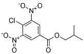 2-Methylpropyl 4-Chloro-3,5-Dinitrobenzoate Struktur