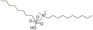 Didecyl dimethyl ammonium sulfate Struktur