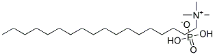 Octadecy trimethyl ammonium hydrogen phosphate Struktur