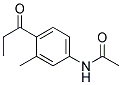 N-(3-Methyl-4-Propionylphenyl)Acetamide Struktur