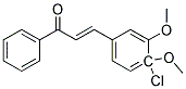 3,4-Dimethoxy-4-ChloroChalcone Struktur