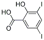 3,5-DiiodosalicyclicAcid Struktur