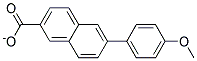 6-(4-Methoxyphenyl)-2-Naphthoate Struktur