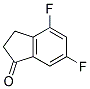 4,6-Difluoro-2,3-Dihydroinden-1-One Struktur