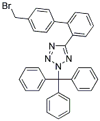 4-Bromomethyl-[2'-(2-Trityl-2h-Tetrazol-5-Yl)]Biphenyl Struktur