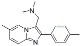 N,N-Dimethyl-N-{[6-Methyl-2-(4-Methylphenyl)Imidazo[1,2-A]Pyridin-3-Yl] Methyl}Amine Struktur