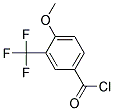 4-Methoxy-3-(trifluoromethyl)benzoyl chloride, 97+% Struktur