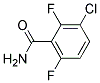 3-Chloro-2,6-difluorobenzamide, 97+% Struktur