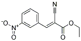 Ethyl-a-cyano-3-nitrocinnamate Struktur