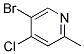 4-CHLORO-5-BROMO-2-PICOLINE Struktur