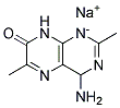 4-AMINO-2,6-DIMETHYL-7(8H)-PTERIDONE SODIUM SALT Struktur