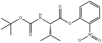 N-BOC-L-VALINE-O-NITROPHENYL ESTER Struktur