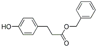 BENZYL 3-(4-HYDROXYPHENYL)PROPIONATE Struktur