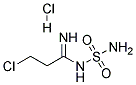 N-SULFOMYL-3-CHLOROPROPIONAMIDINE HYDROCHLORIDE Struktur