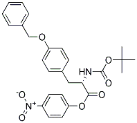 N-BOC-O-BENZYL-L-TYROSINE P-NITROPHENYL ESTER Struktur