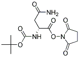 N-BOC-D-ASPARAGINE N-HYDROXYSUCCINIMIDE ESTER Struktur