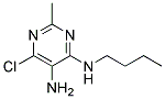 N4-BUTYL-6-CHLORO-2-METHYLPYRIMIDINE-4,5-DIAMINE Struktur