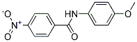 N-(4-NITROBENZOYL)-P-ANISIDINE Struktur